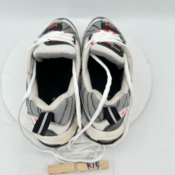 Nike Air Max 98 Women Size 9 AH6799-104 Red White Silver Grey Training Shoes - Picture 9 of 11
